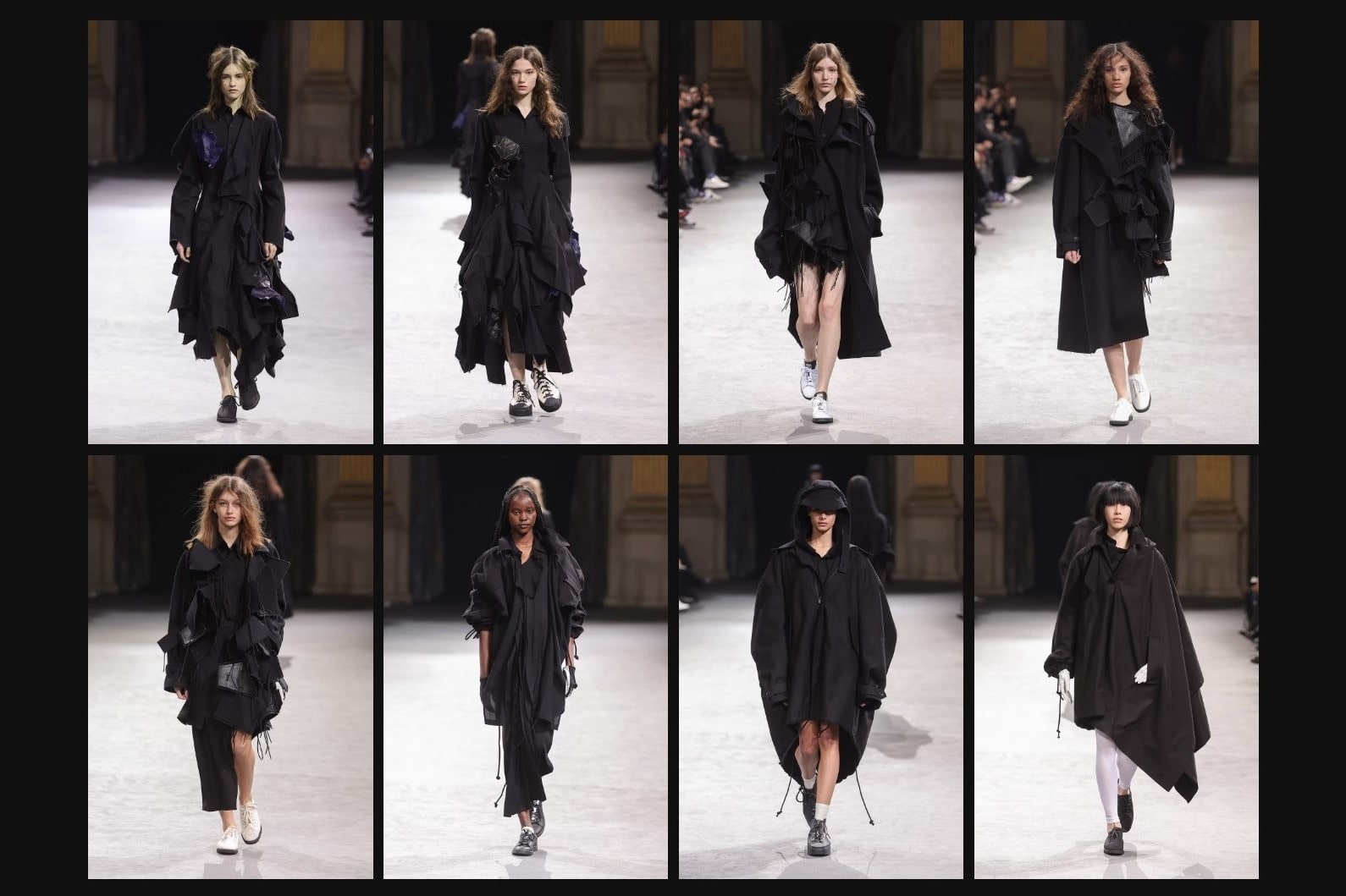 Yohji Yamamoto fashion runway