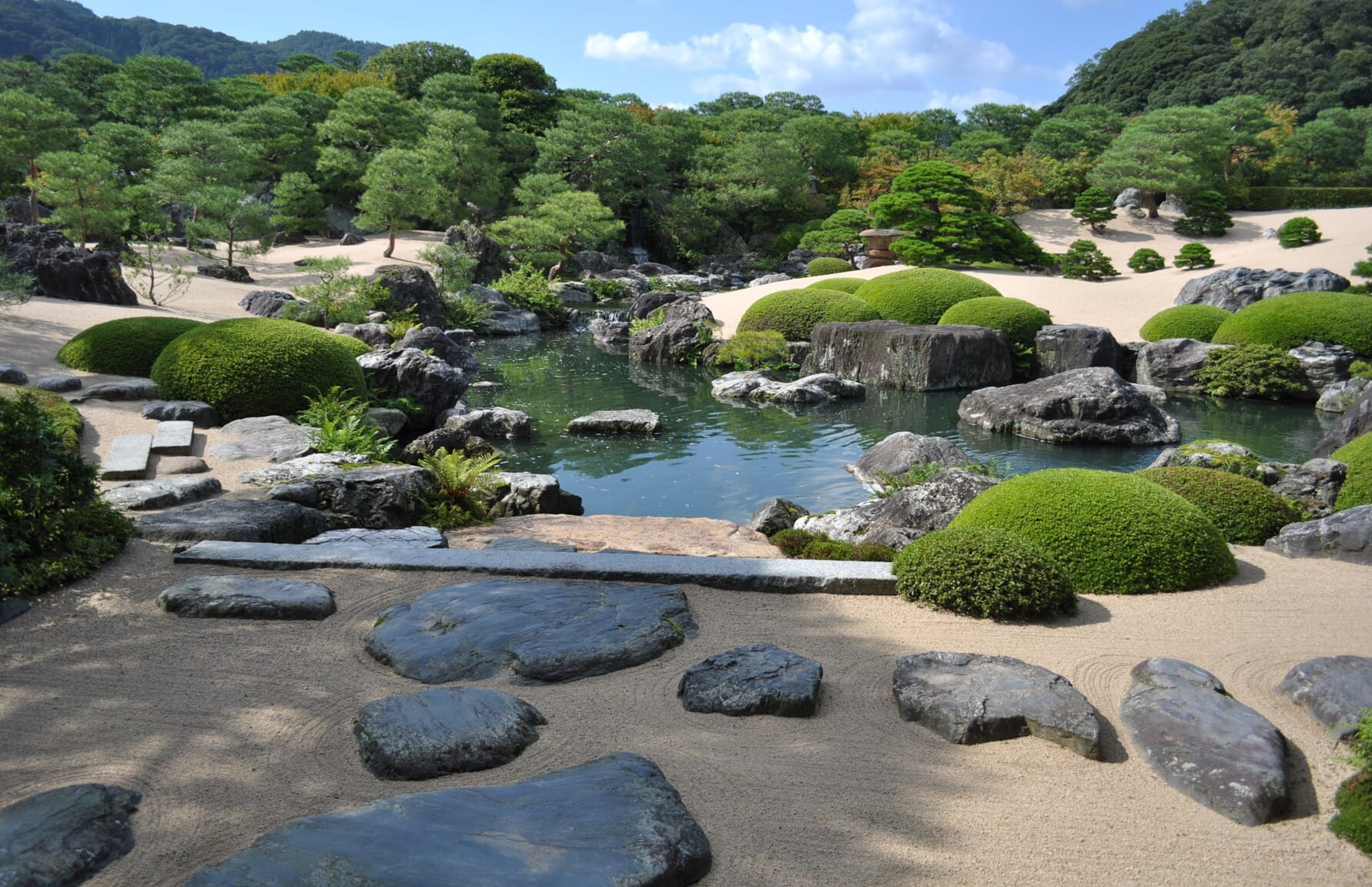 Garden at Adachi Museum of Art in Shimane