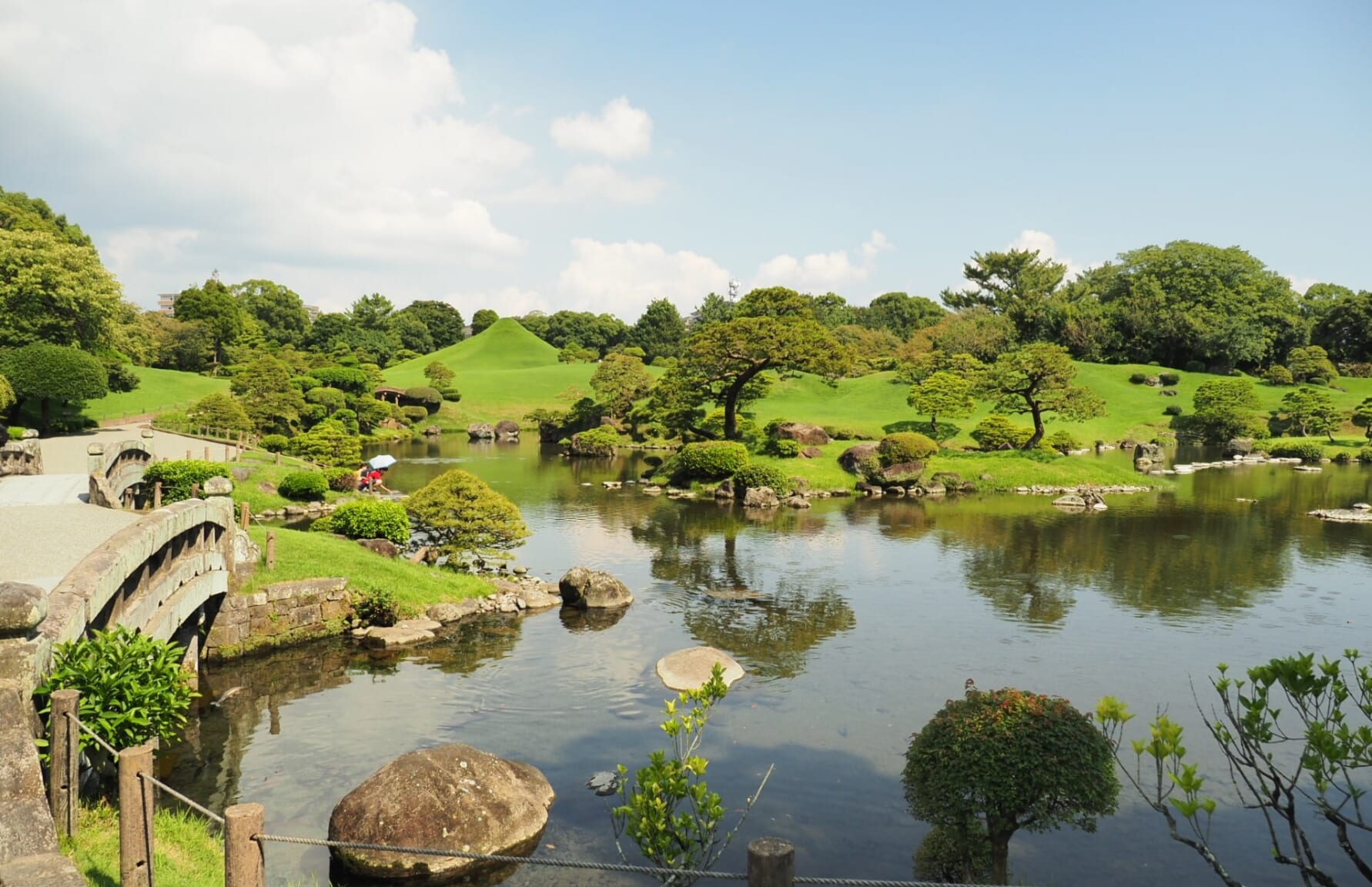 Suizenji Temple Garden in Kumamoto