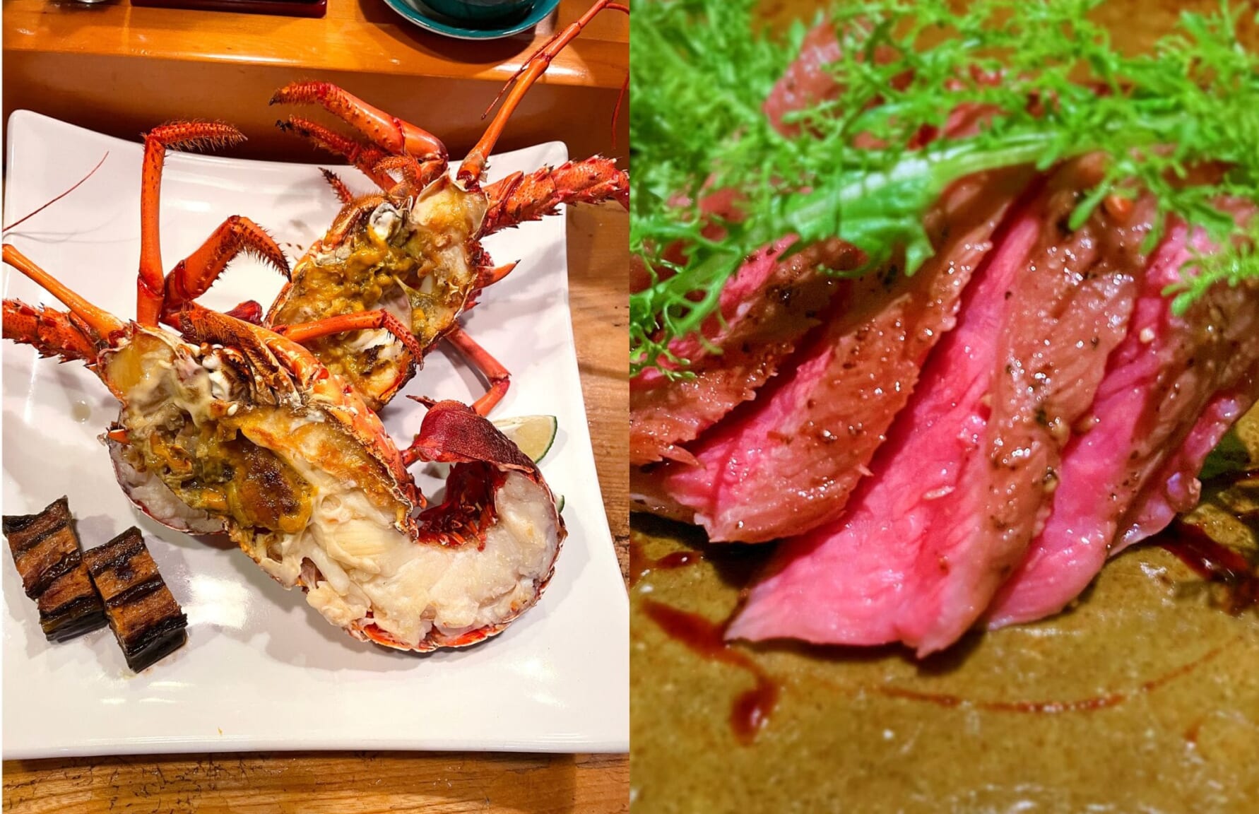 Ise shrimp and Matsusaka beef