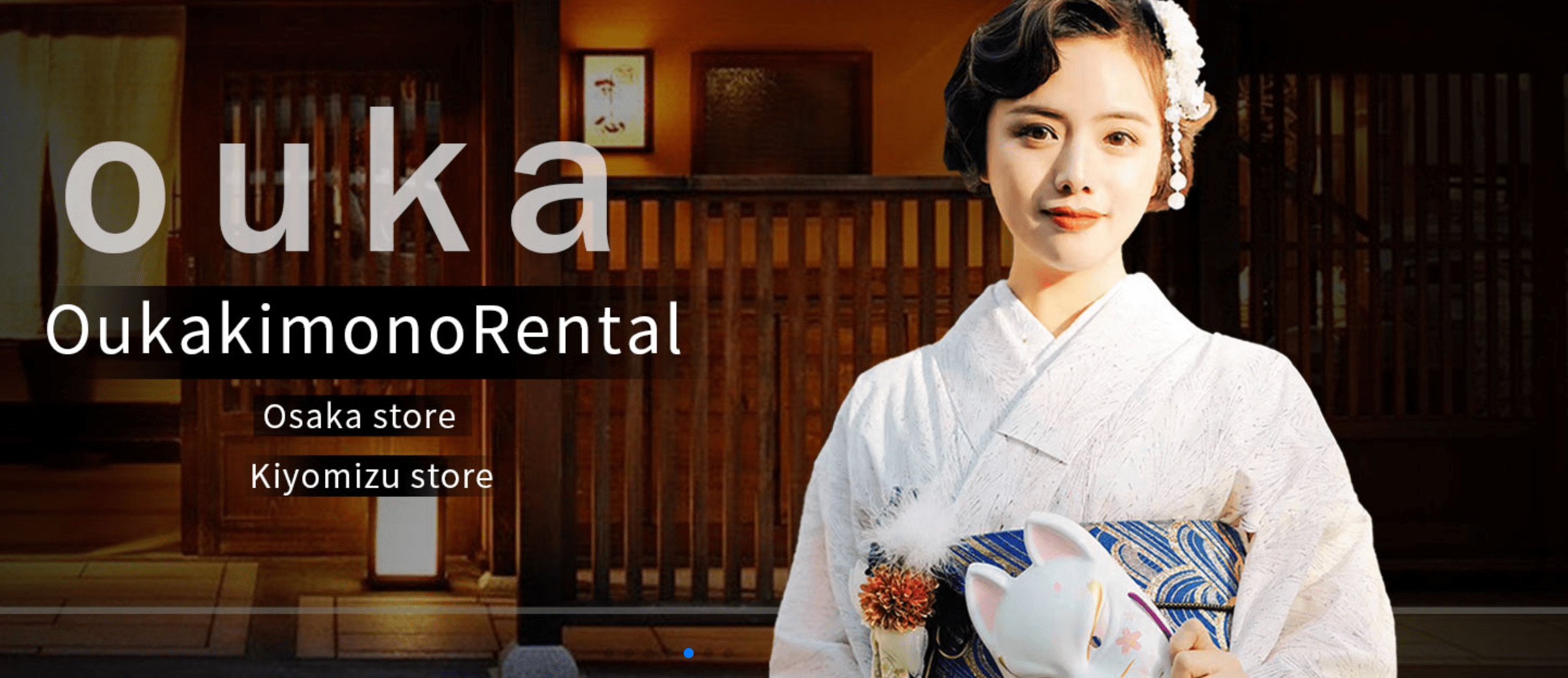 Kyoto's kimono rental shop Yumeyakata is offering a winter