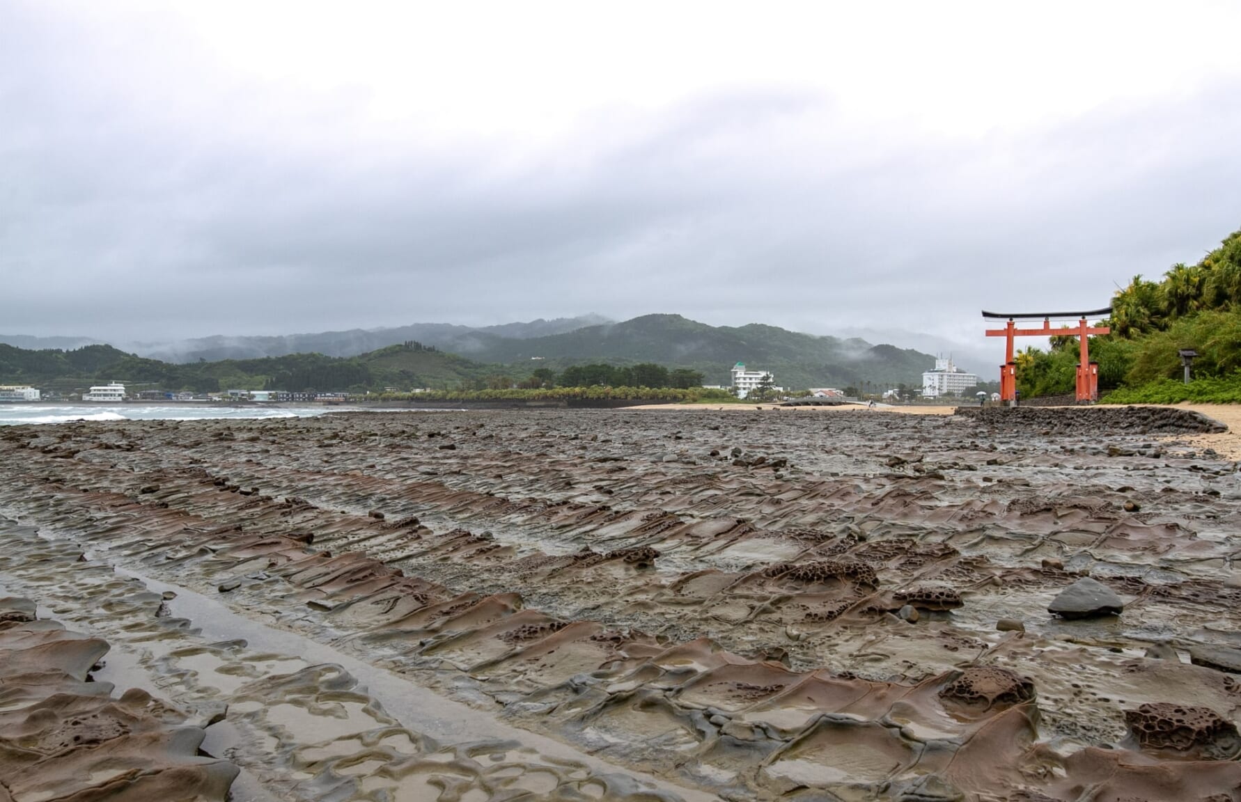 Devil's Washboard at Aoshima Island