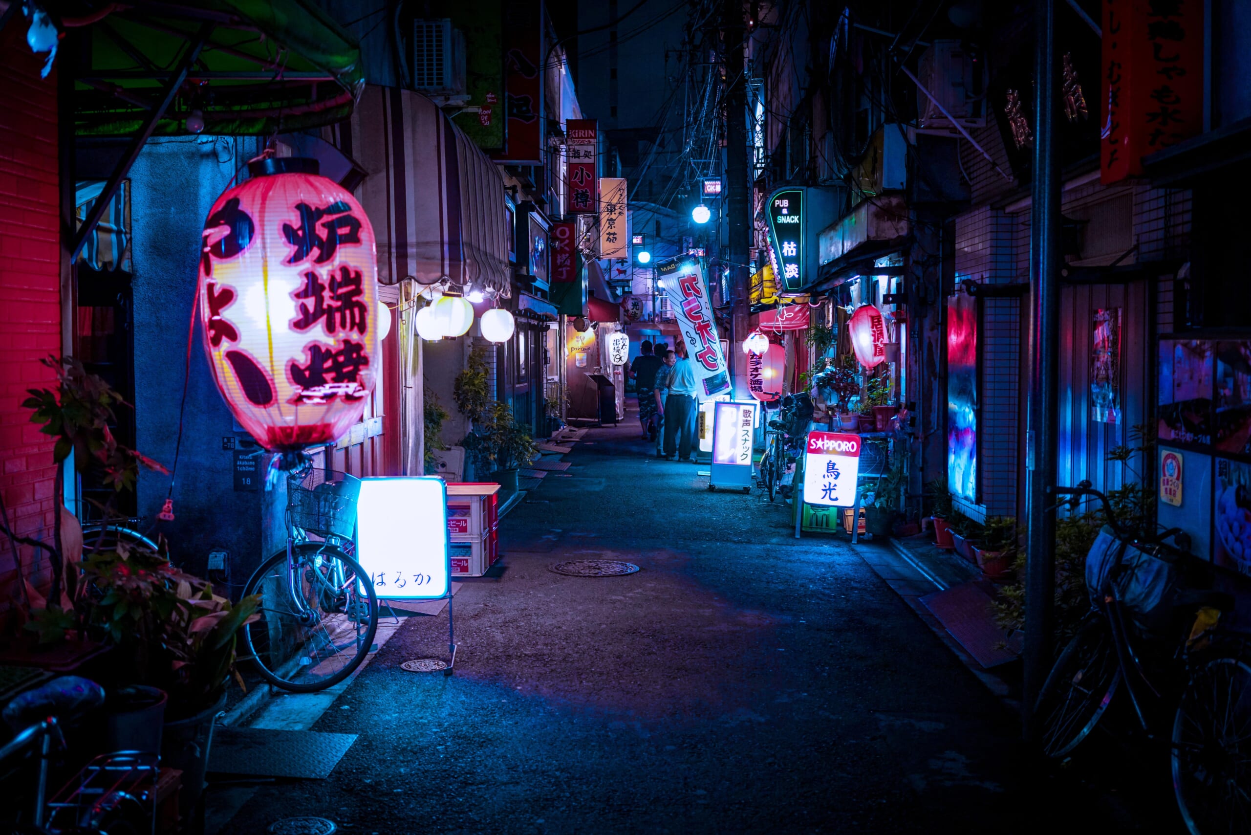 Nightlife in Japan