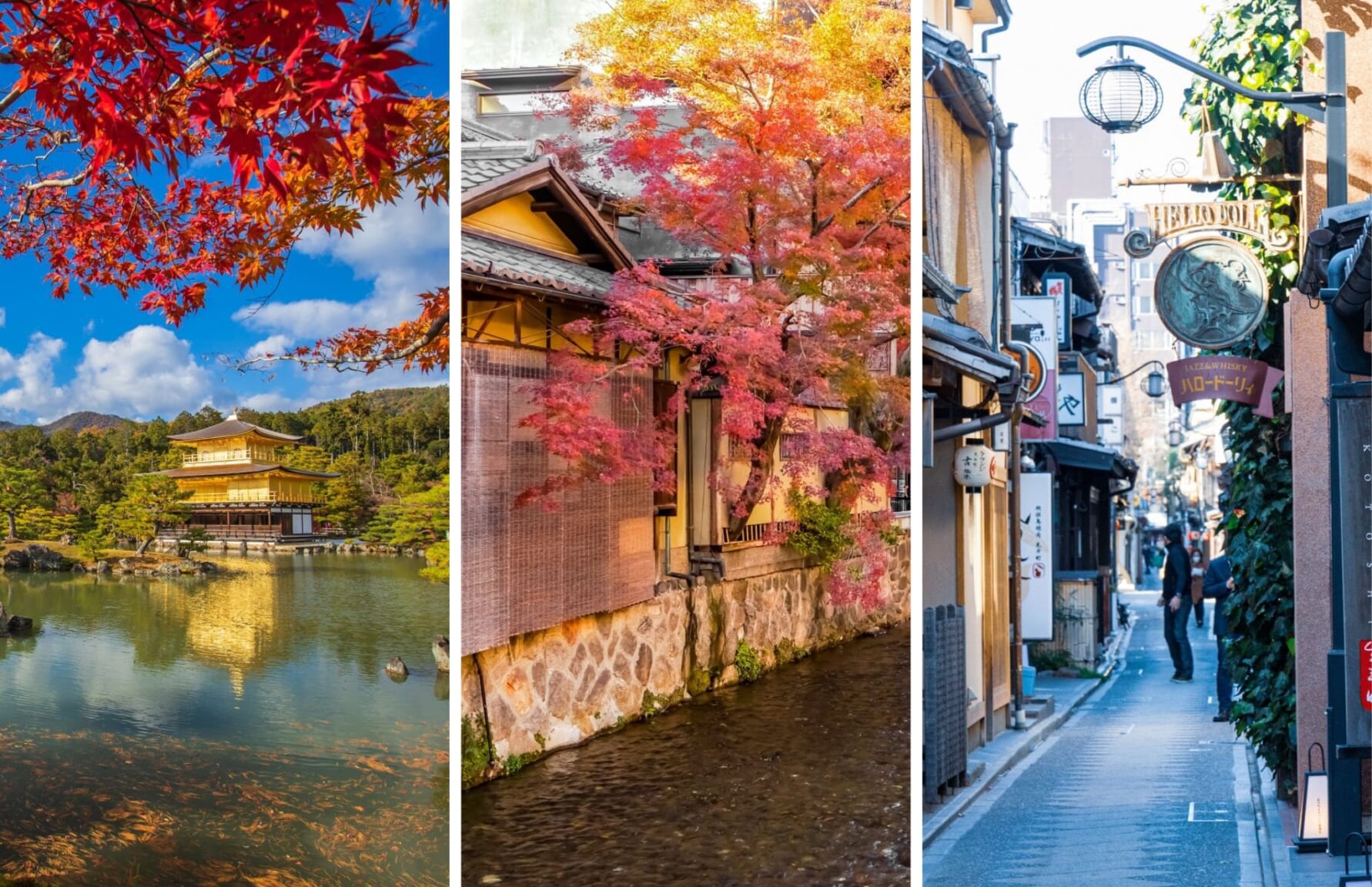 Kinkakuji, Gion and Pontocho