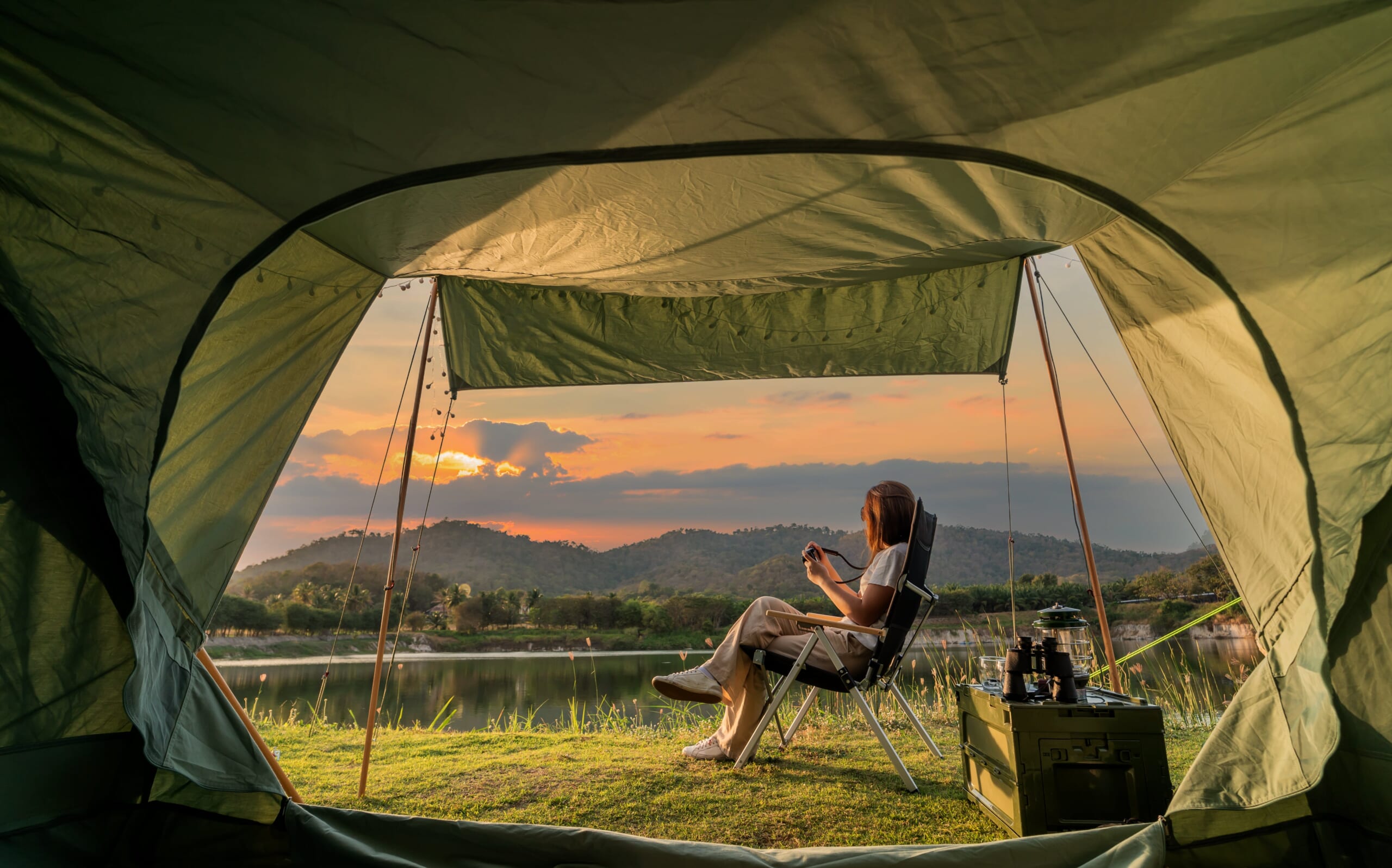 Camping in Japan