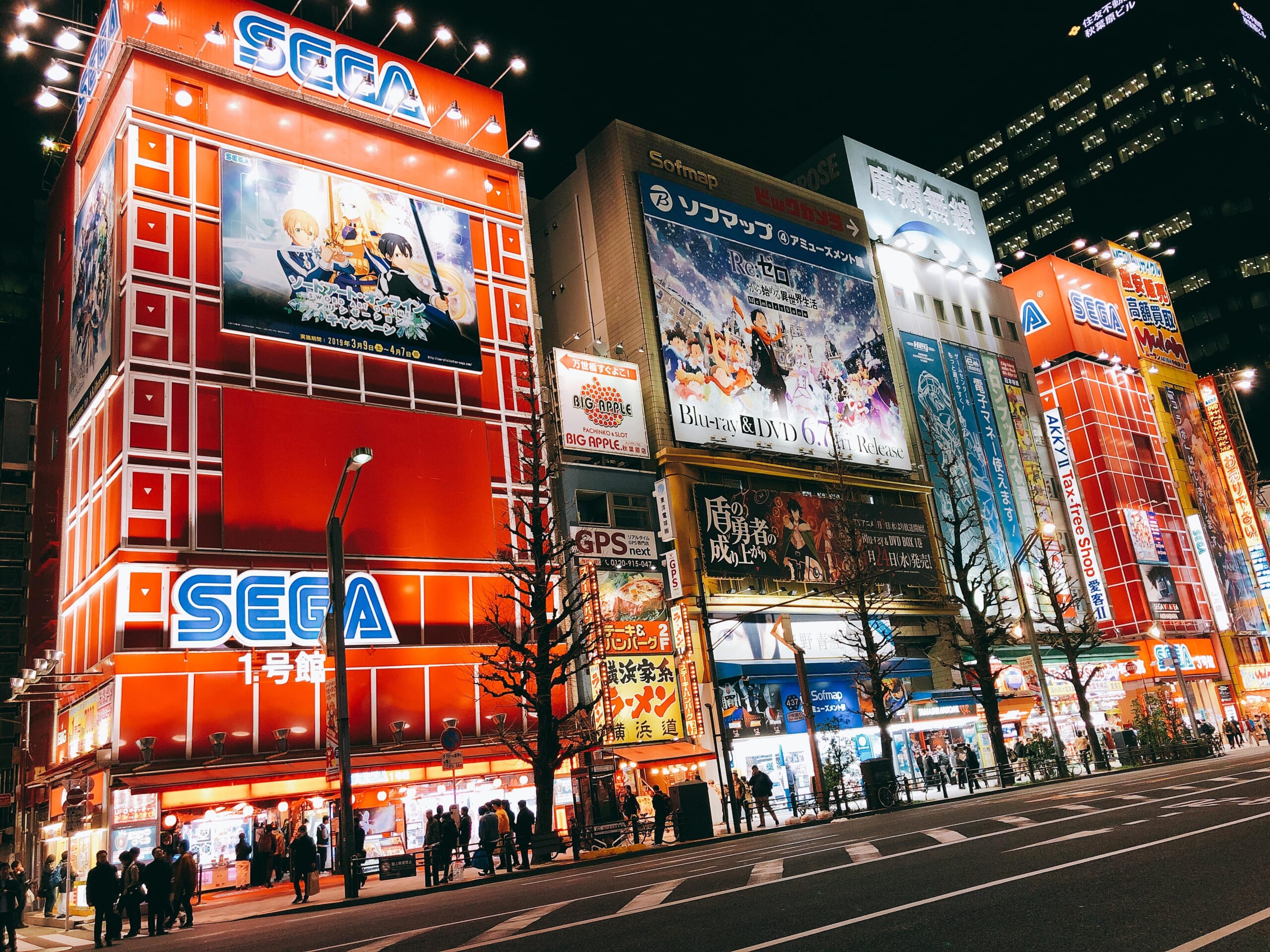 One of the multitude of anime shops in the Akihabara Shopping area