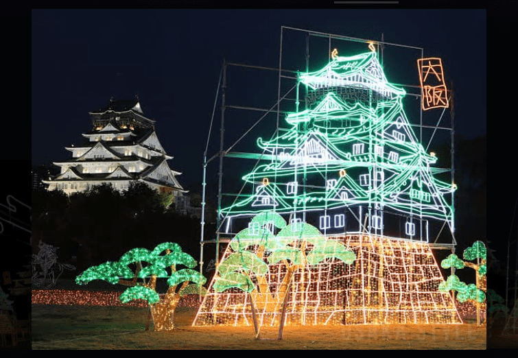 Osaka Castle Illuminage-min