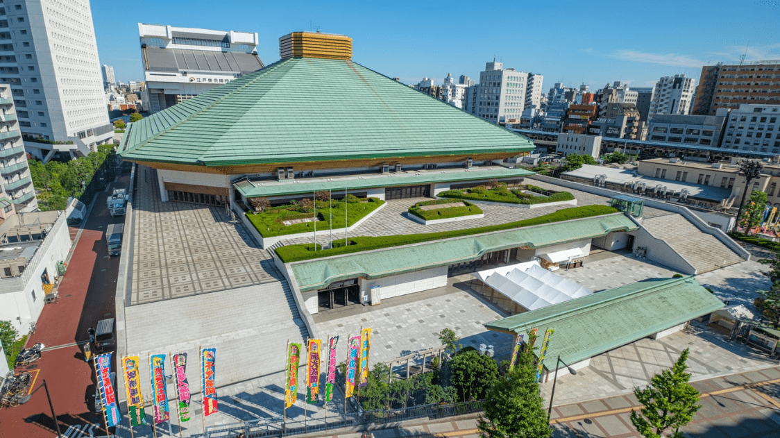 Ryogoku Kokugikan the Sumo Stadium in Tokyo