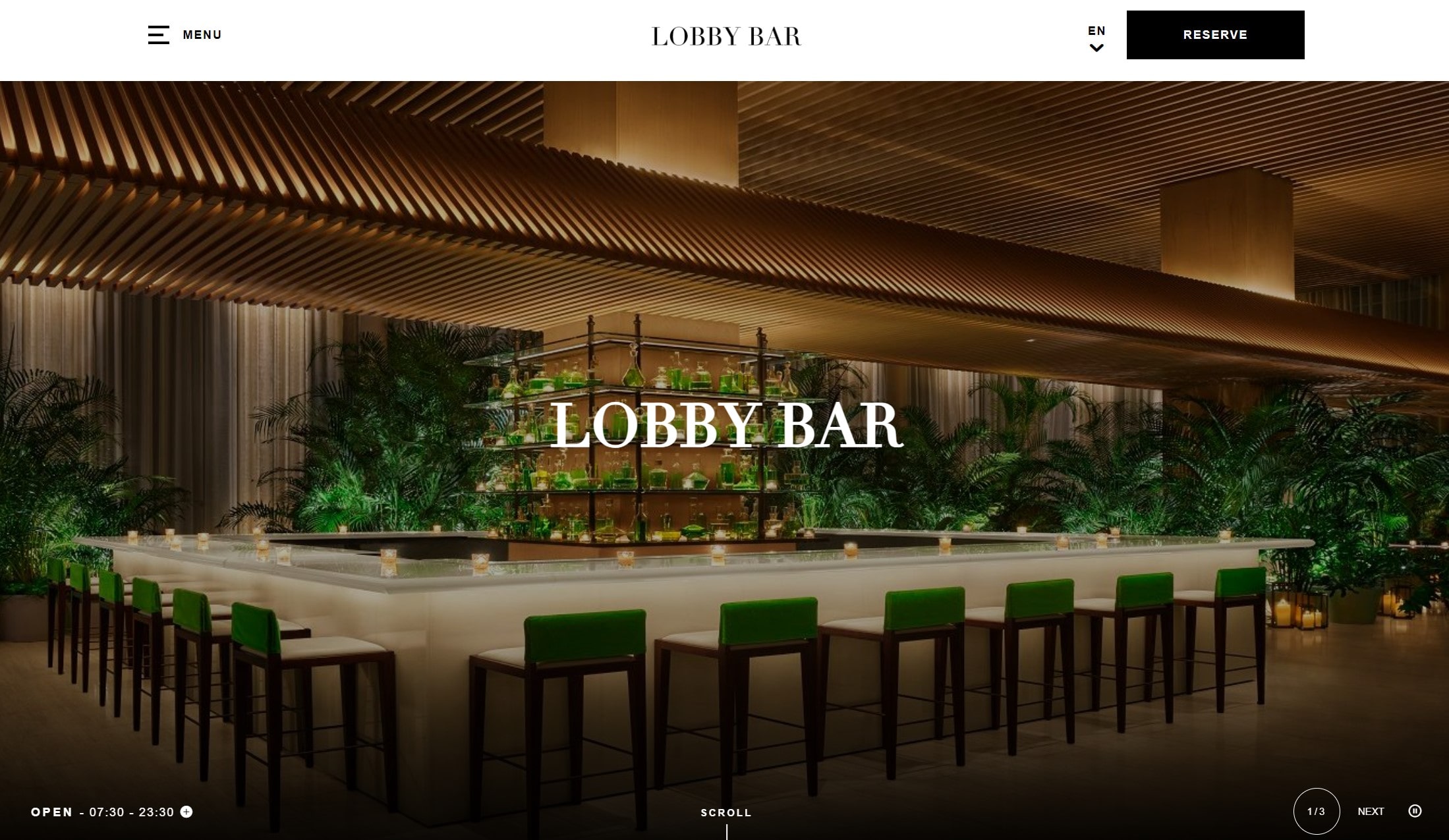 The Tokyo EDITION, Toranomon Lobby Bar