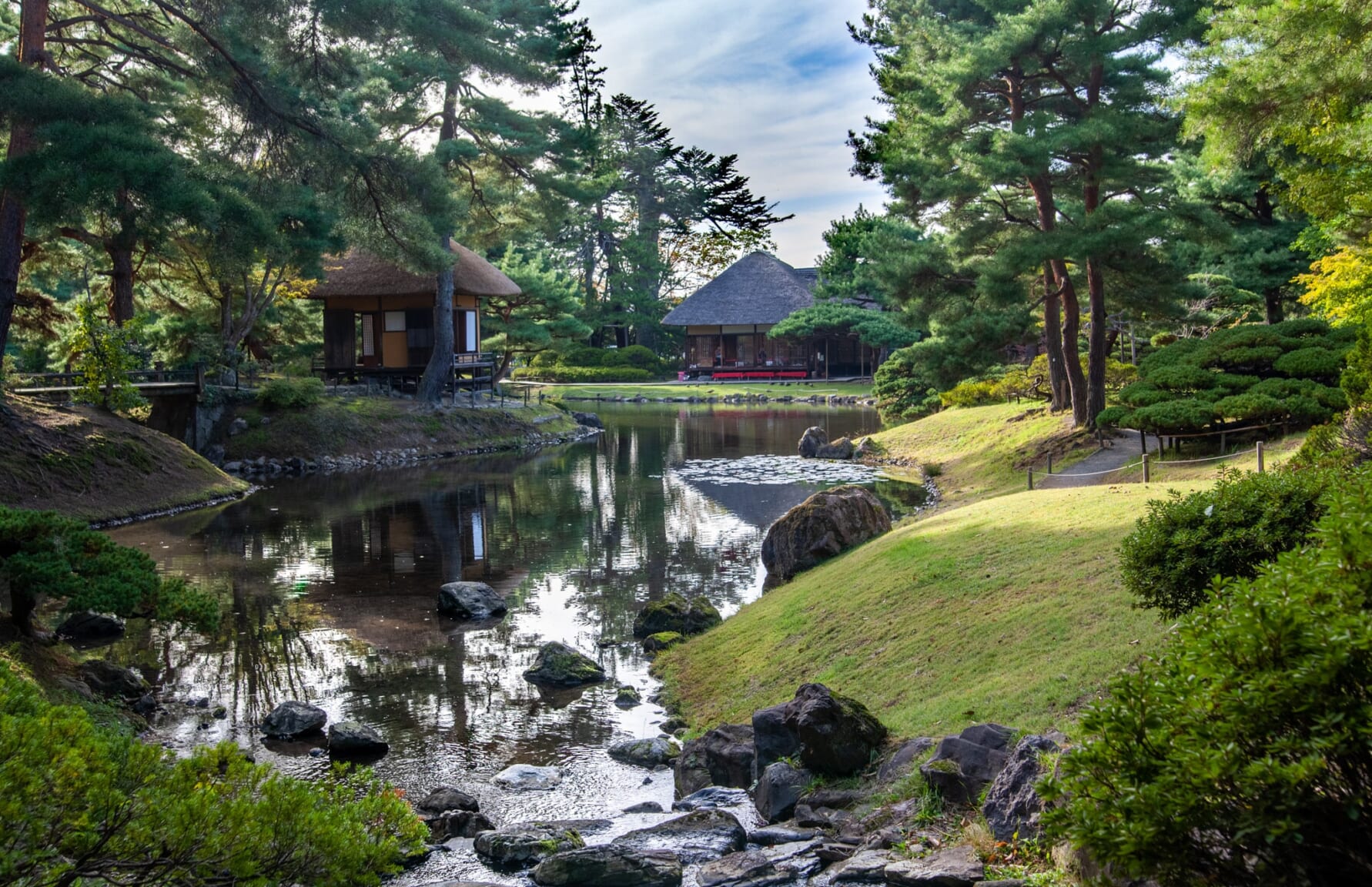 Oyakuen Garden at Aizuwakamatsu