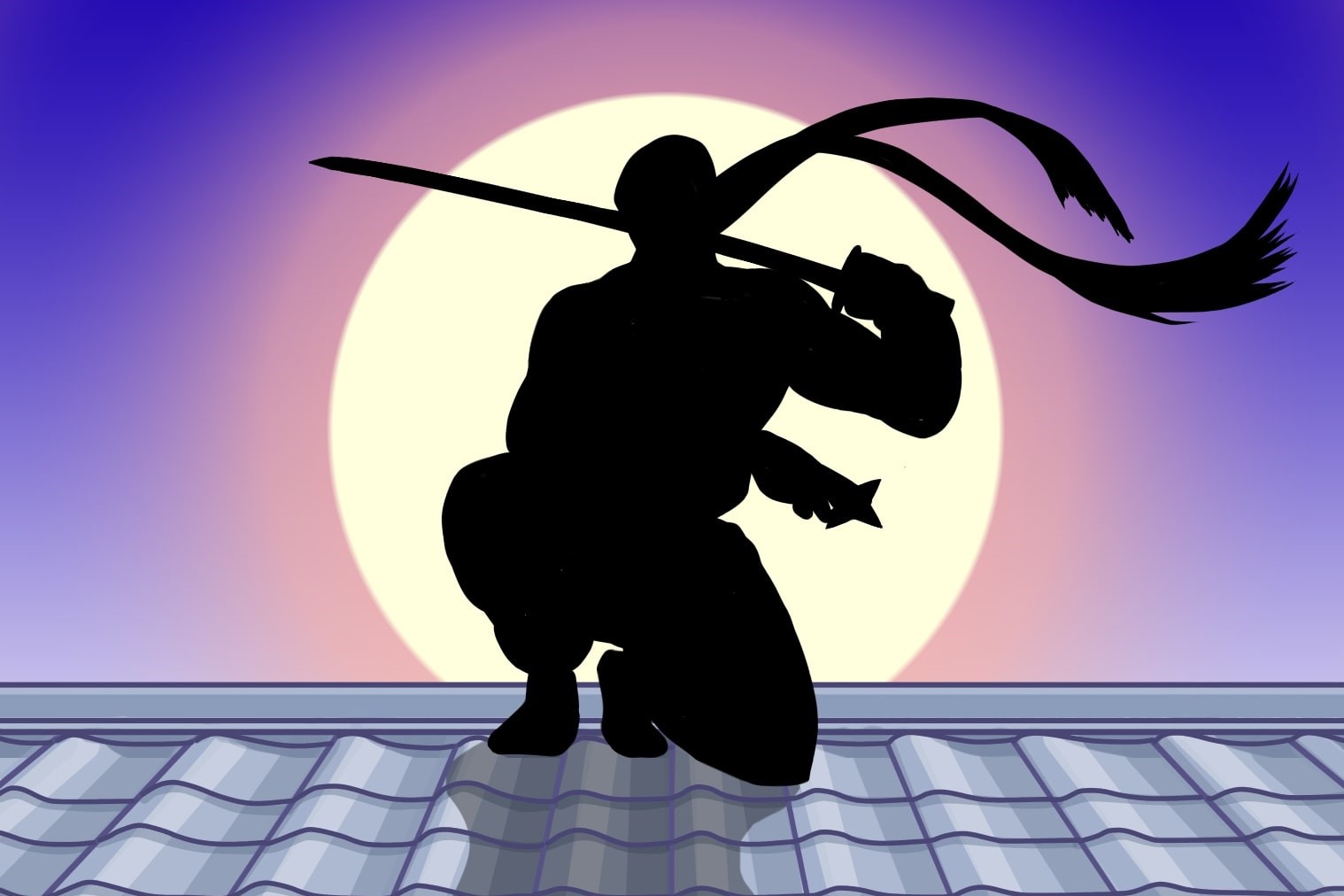 Illustration of ninja