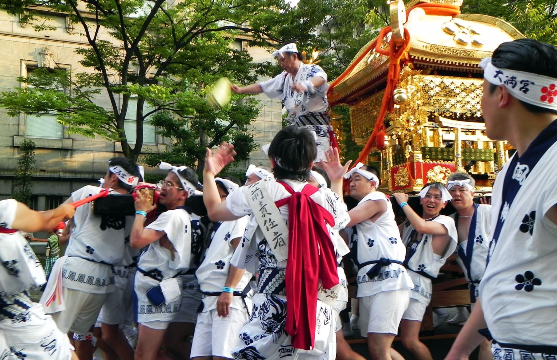 MitsuYaneDanjiri at Tenjin Festival