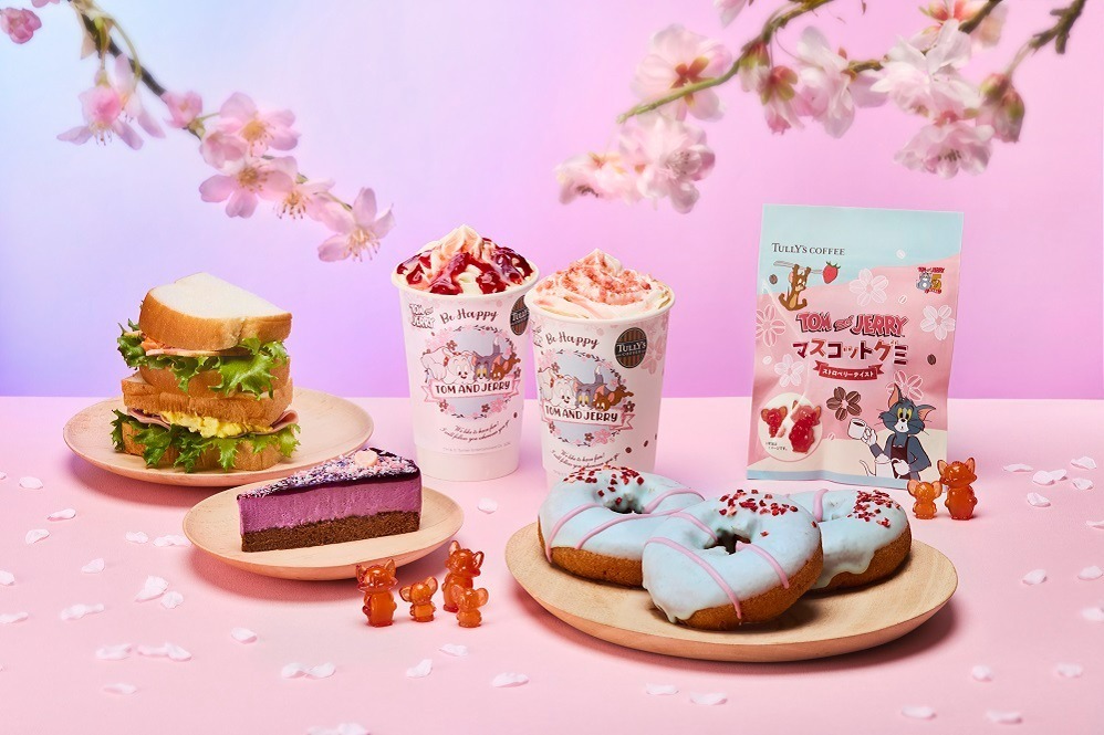 TULLY’S COFFEE x Tom and Jerry Collaboration Spring 2024