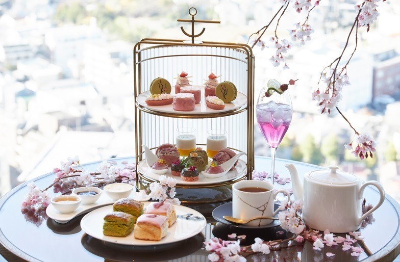 Westin Hotel Yokohama Cherry Blossom Afternoon Tea