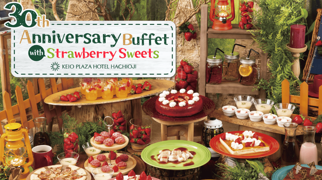 3oth Anniversary Buffets and Strawberry Sweets-min