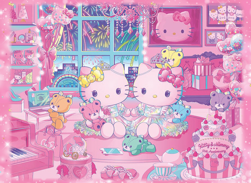 Hello Kitty 50th Anniversary at Sanrio Puroland-min