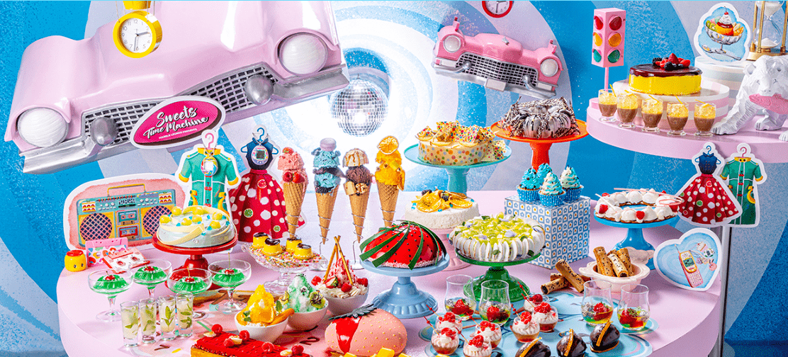 Summer sweets buffet “Sweets Time Machine”-min