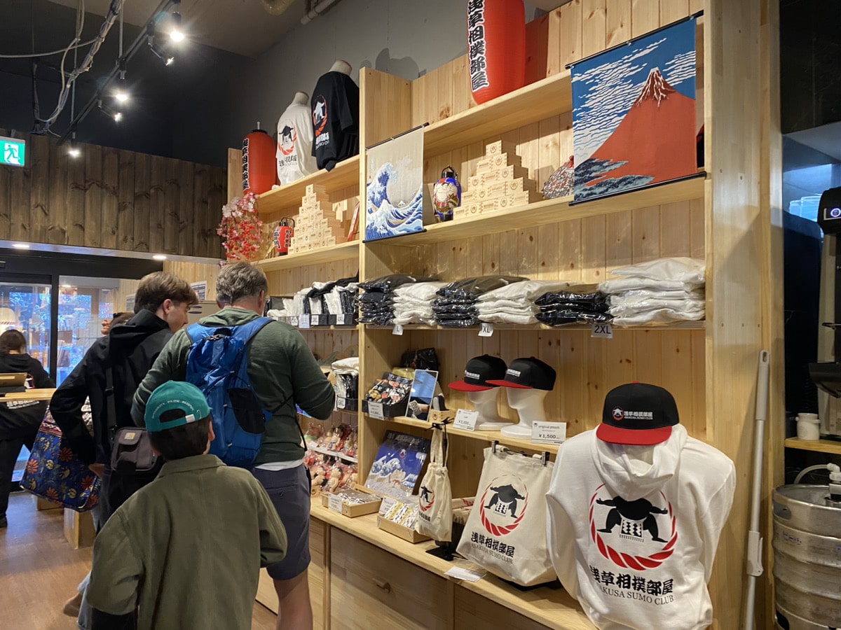 Asakusa Sumo Club souvenir shop