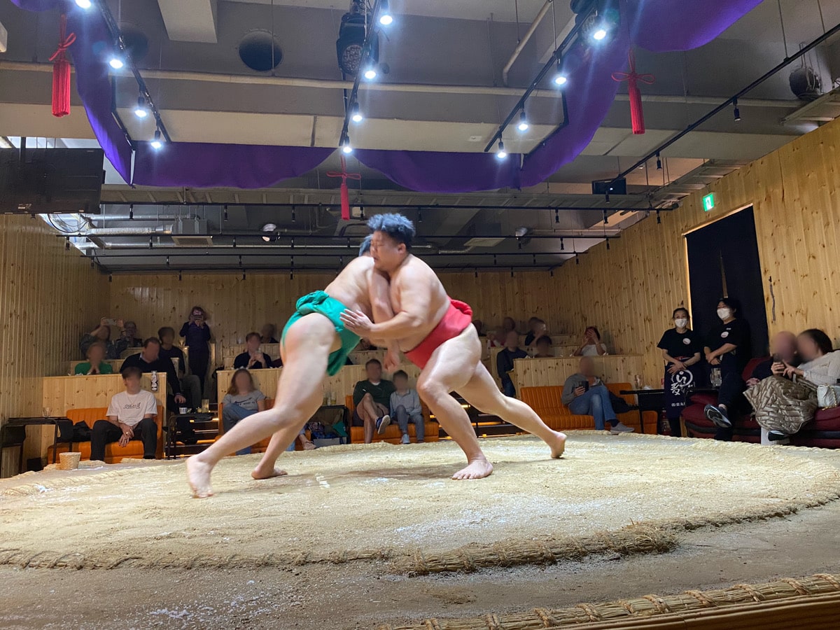 Sumo match demonstration