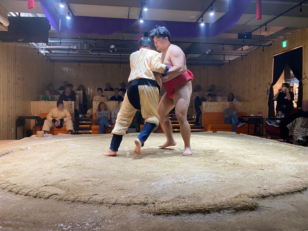 Asakusa Sumo Club Sumo challenge
