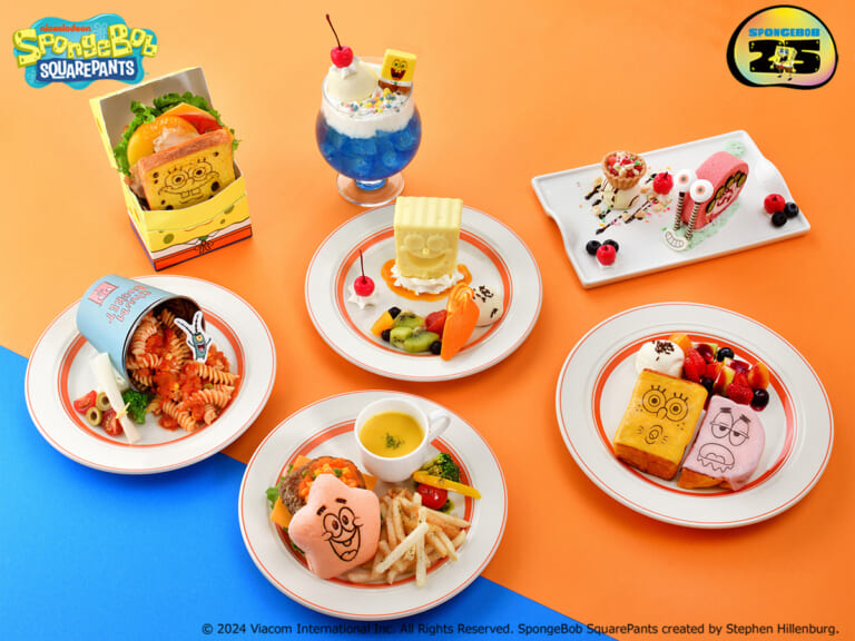 SpongeBob Cafe in Tokyo 2024