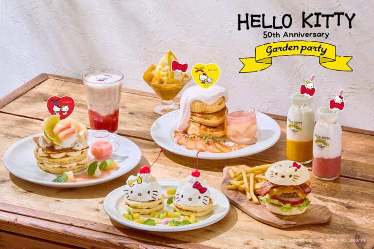 Hello Kitty Themed Cafe: HELLO KITTY 50th Anniversary GARDEN PARTY