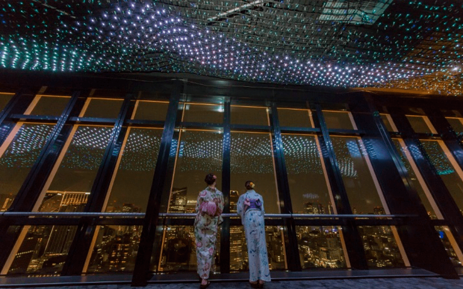 Milky Way Illumination at Tokyo Tower 2024-min