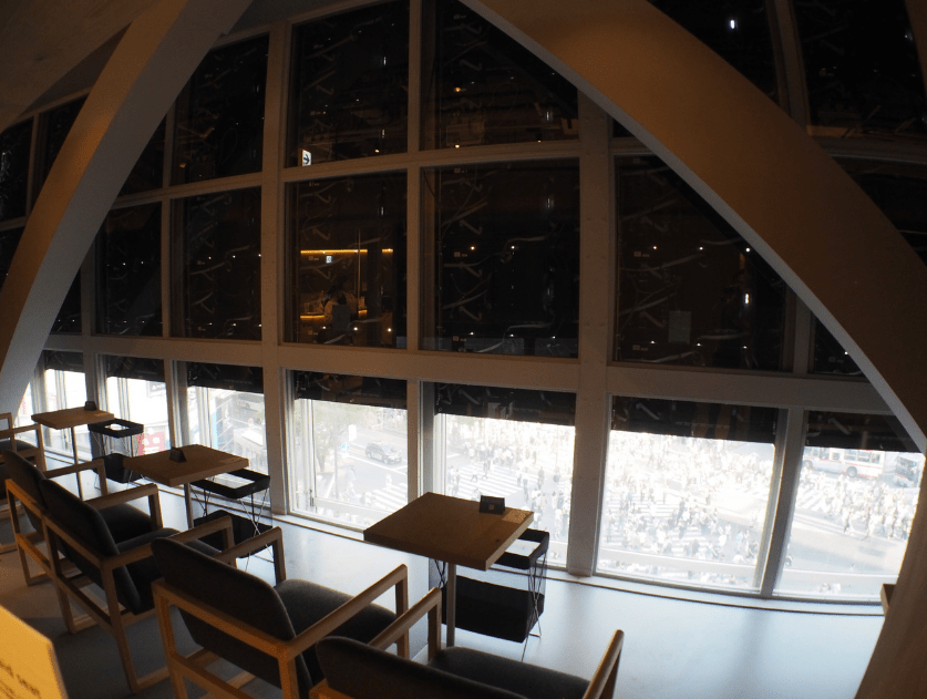 Shibuya Tsutaya Share Lounge 4th floor view