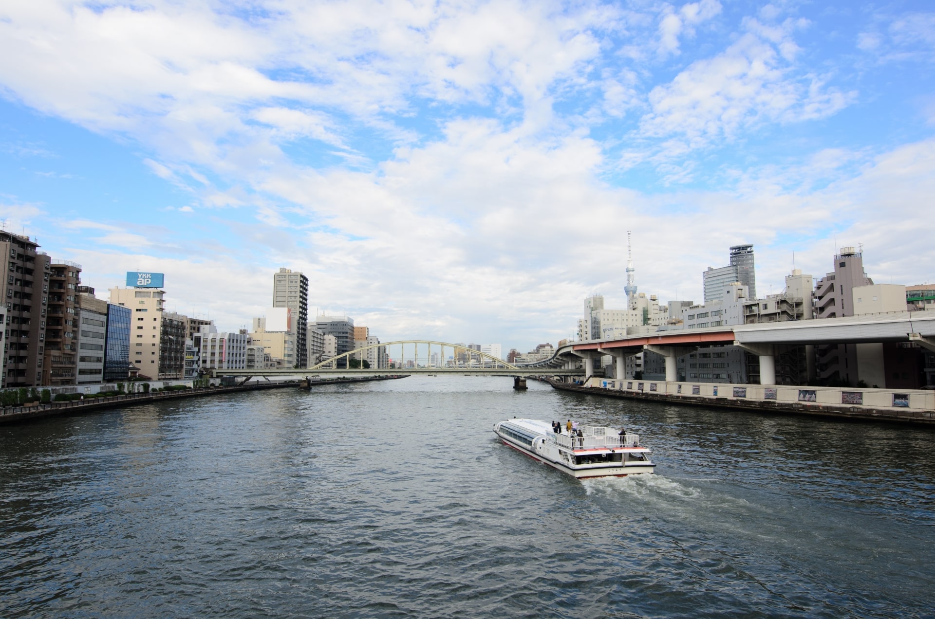Sumida River with boat cruise