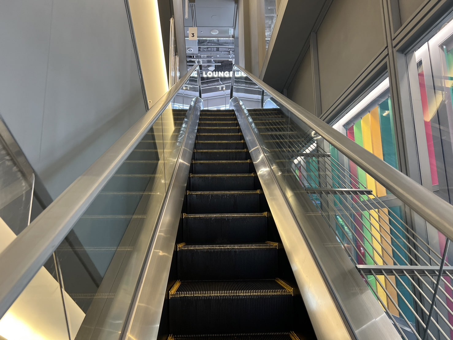 Escalator from 2nd to 3rd floor Shibuya Tsutaya