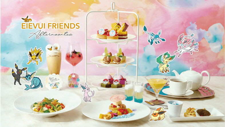 Eevee and Friends Afternoon Tea in Japan 2024-min (2)