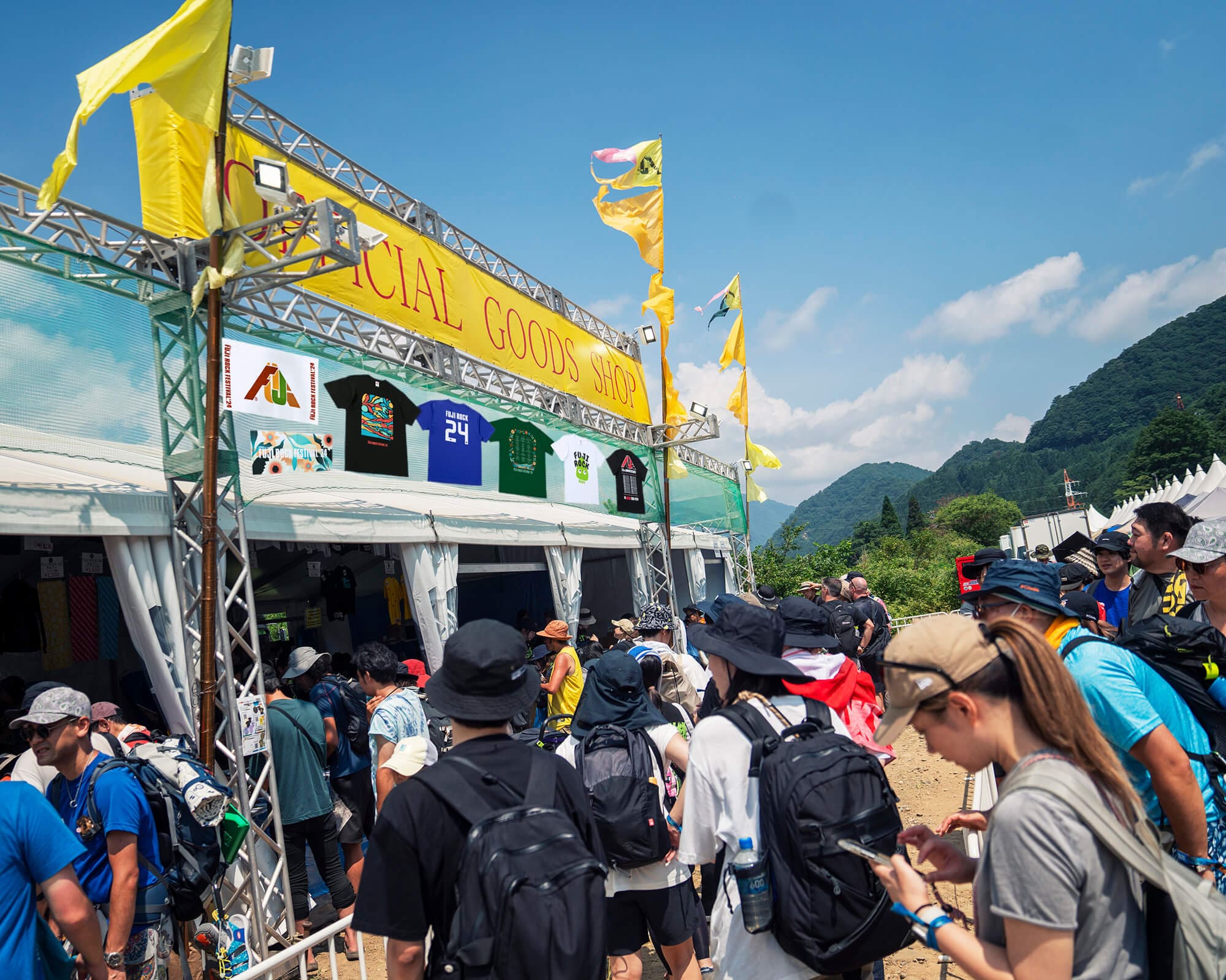 Fuji Rock Festival 2024 Merch stand