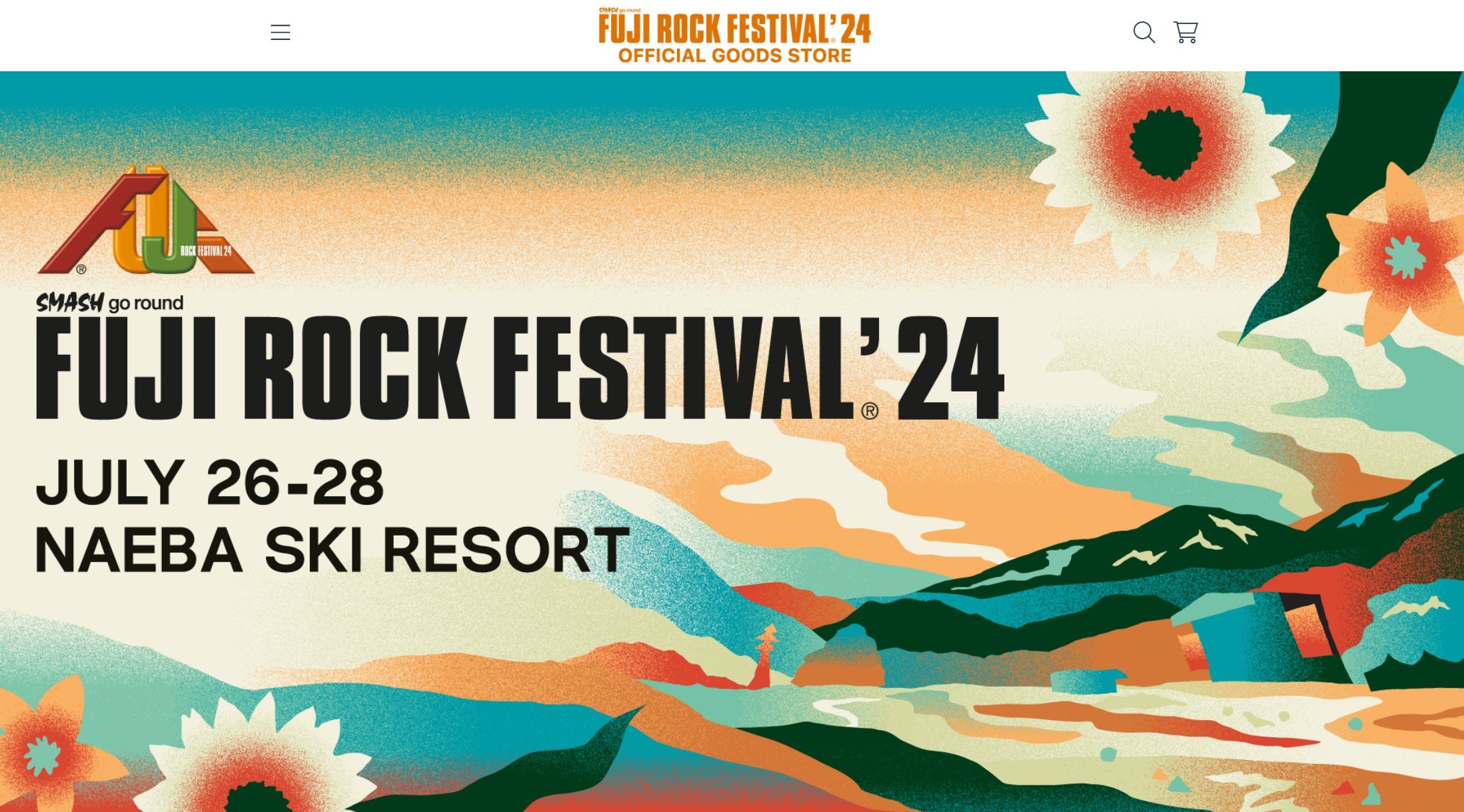 Fuji Rock Festival 2024 Official Goods Store