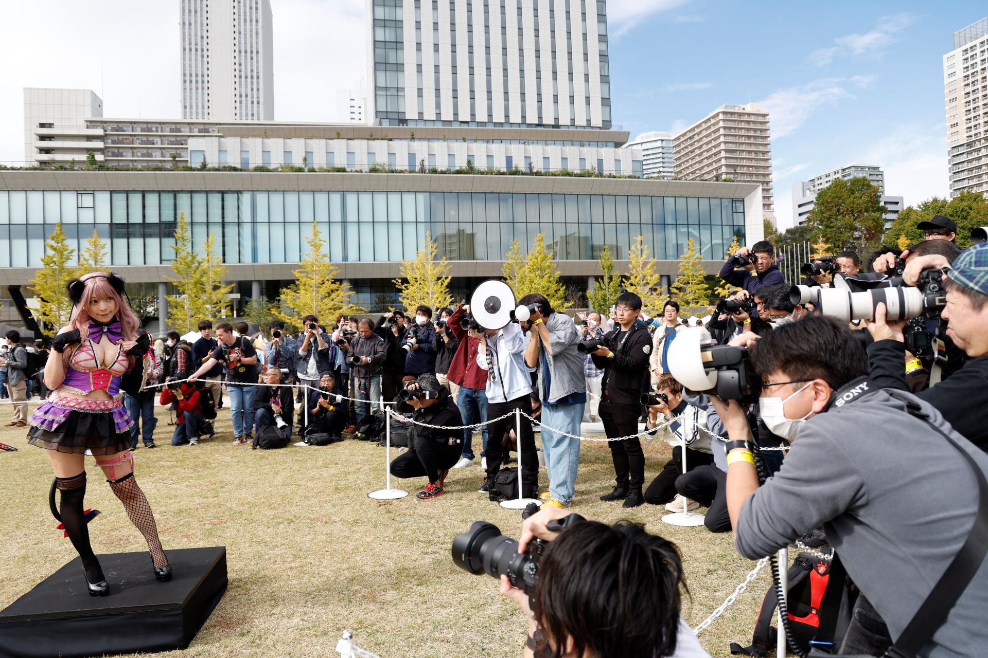 Photoshoot sessions at Ikebukuro Halloween Cosplay Festical