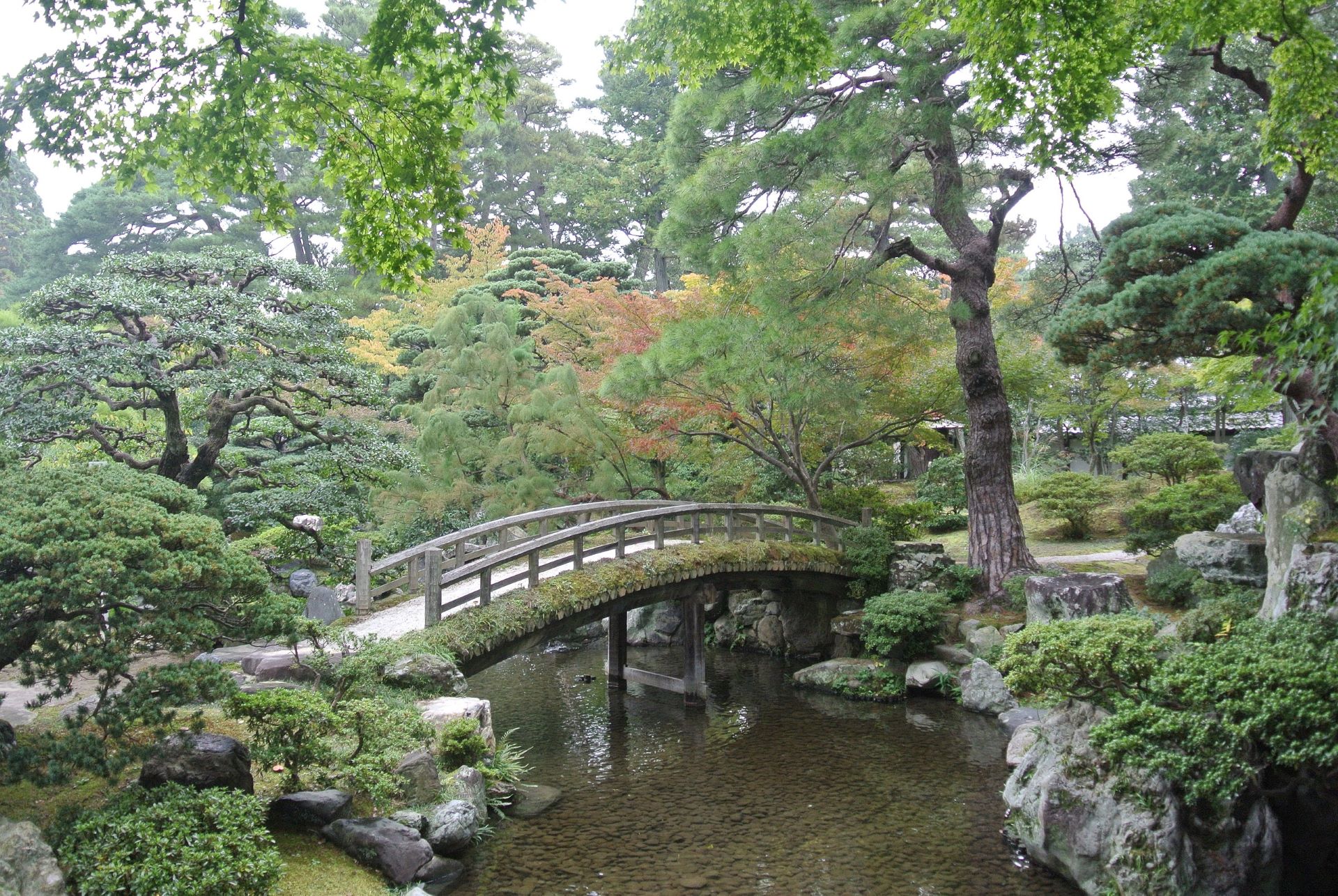 Oikeniwa garden at Kyoto Imperial Palace