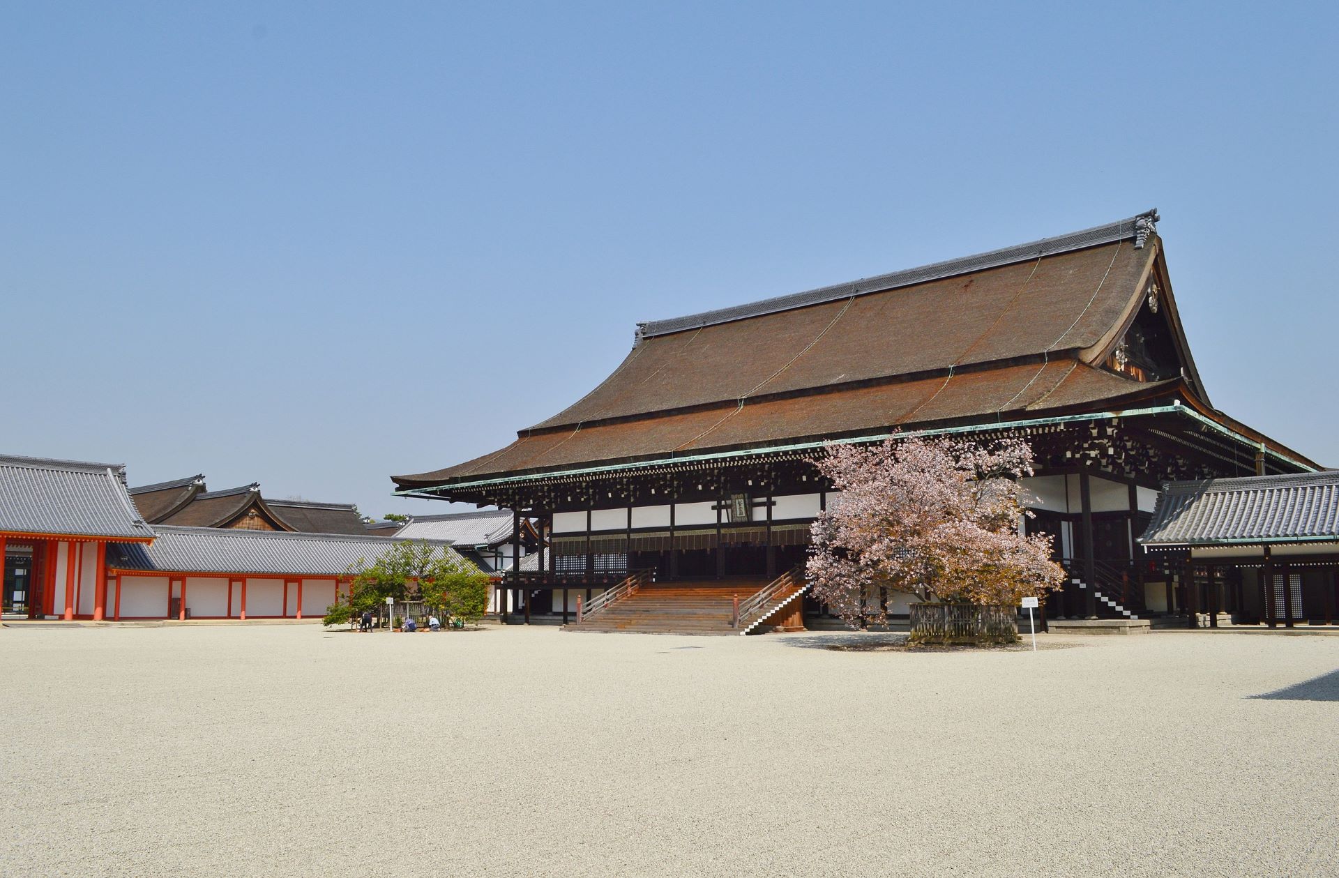 Shishinden or Hall for State Ceremonies at Kyoto Imperial Palace