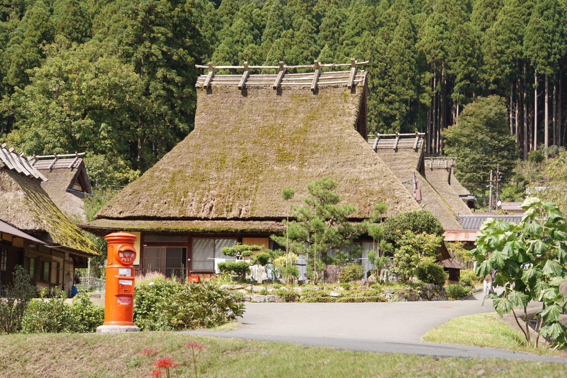 Kayabuki Style roof houses in Miyama