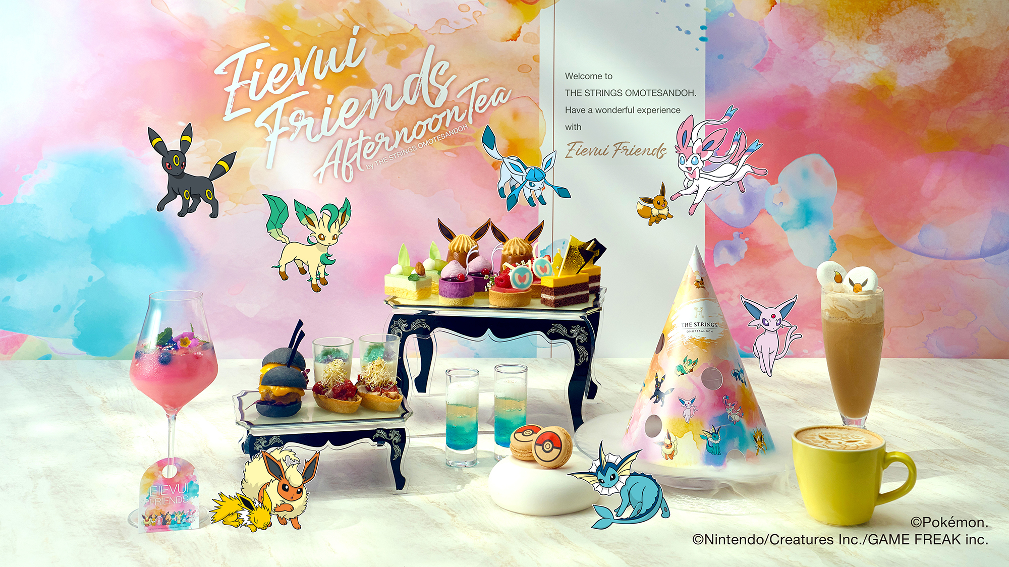 Eevee and Friends Afternoon Tea