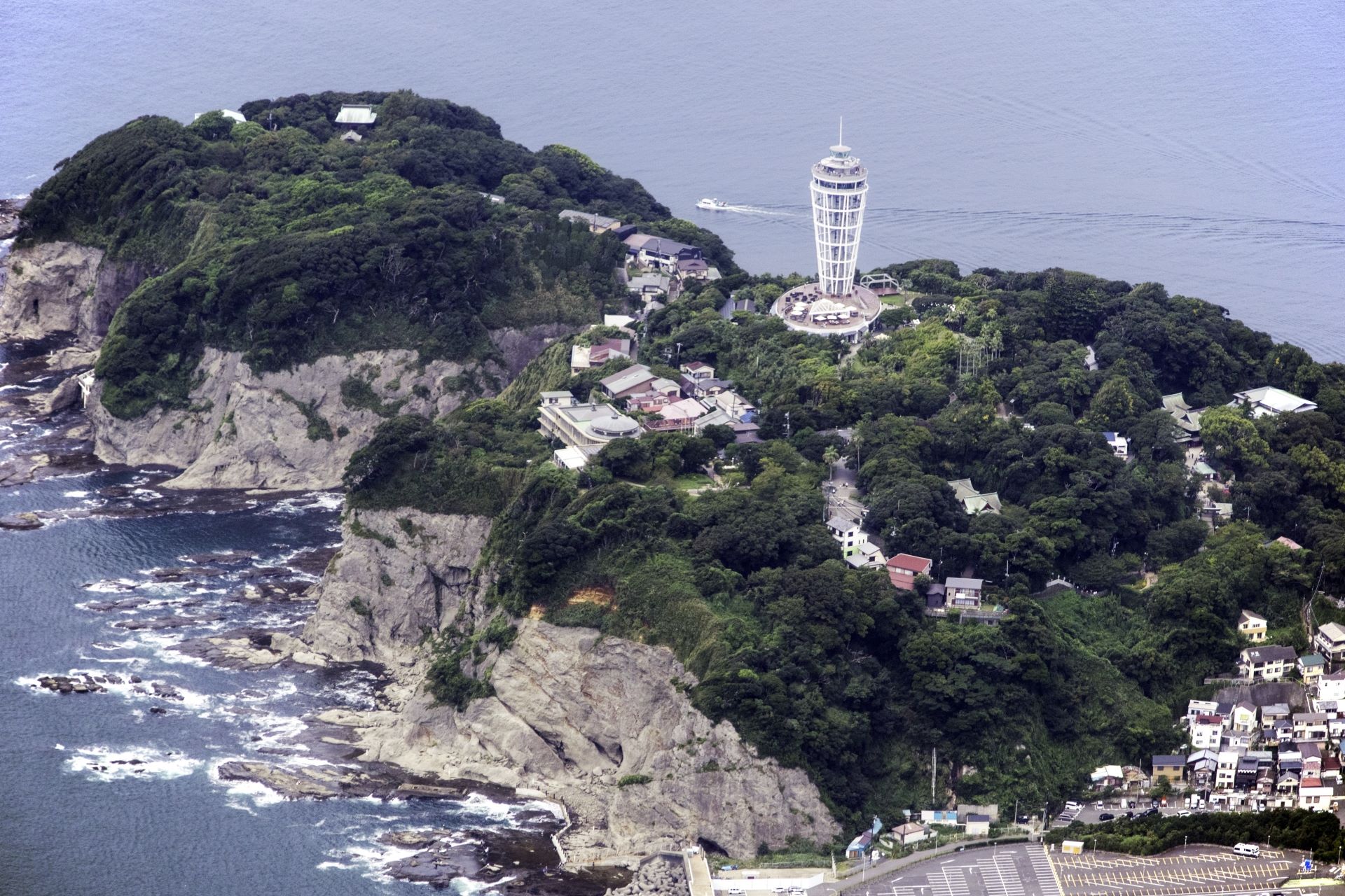 Enoshima aerial view