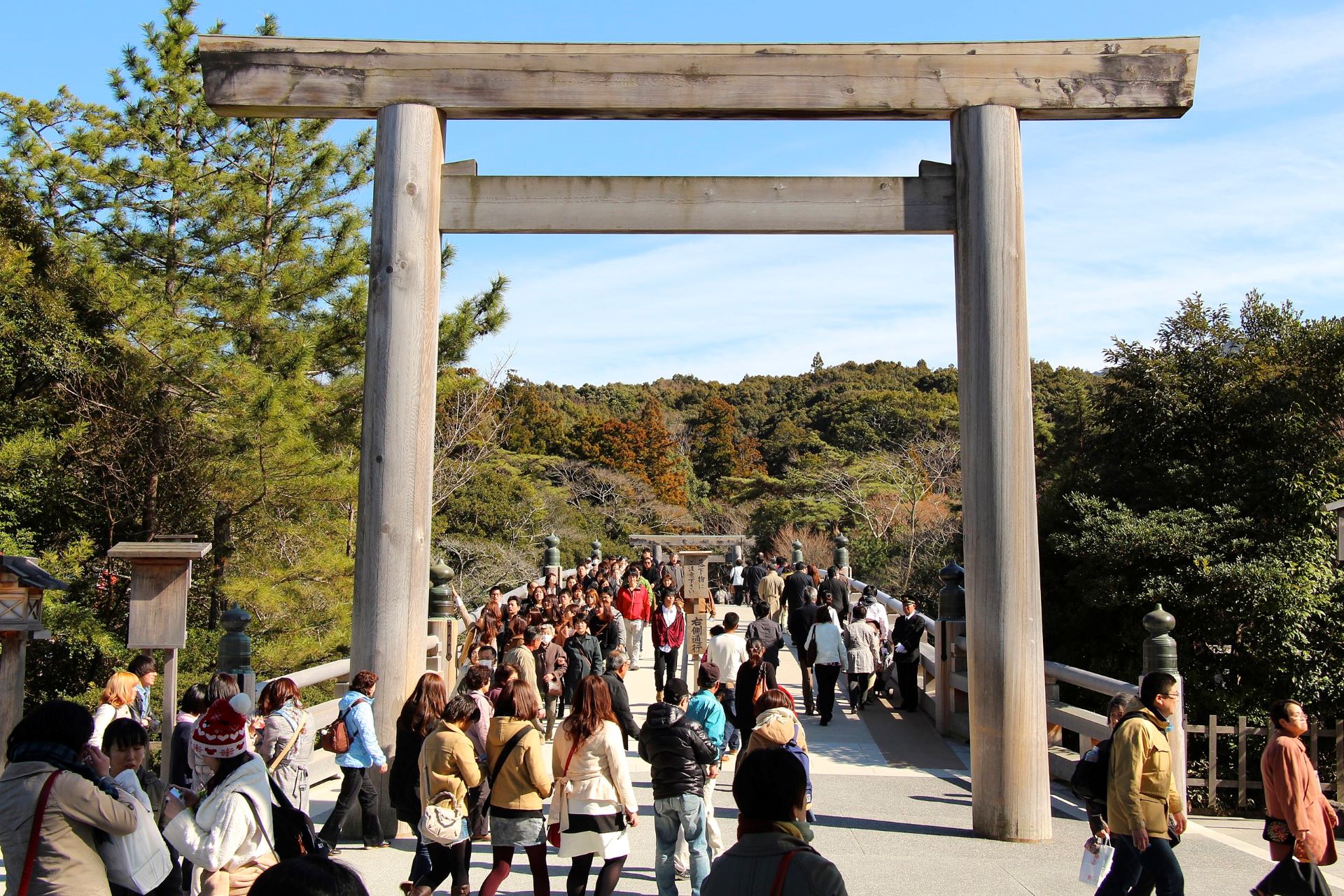 Entrance gate at Ise Jingu Geku