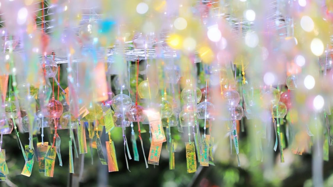 Japan furin wind chimes festivals