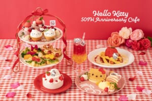 Hello Kitty 50th Anniversary Cafe in Japan 