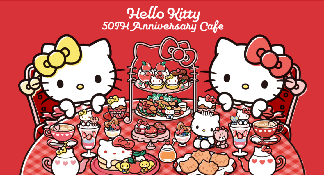 Hello Kitty 50th Anniversary Cafe-min