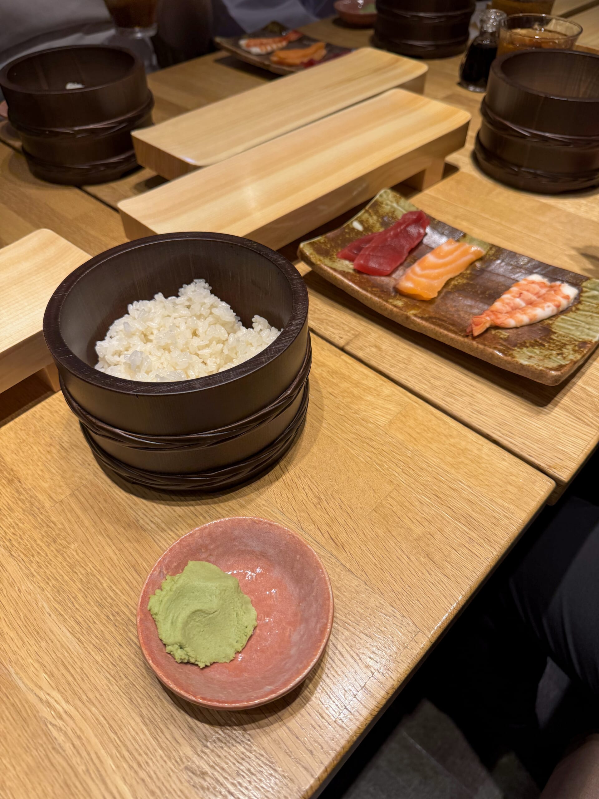 Sushi making ingredients