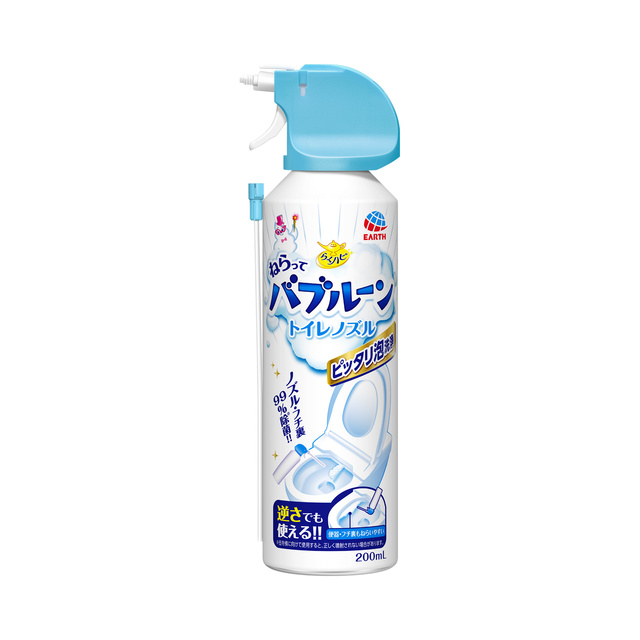 Rakuhapi Aim Bubbleoon Toilet Nozzle, Toilet Cleaning Agent, 6.8 fl oz (200 ml)