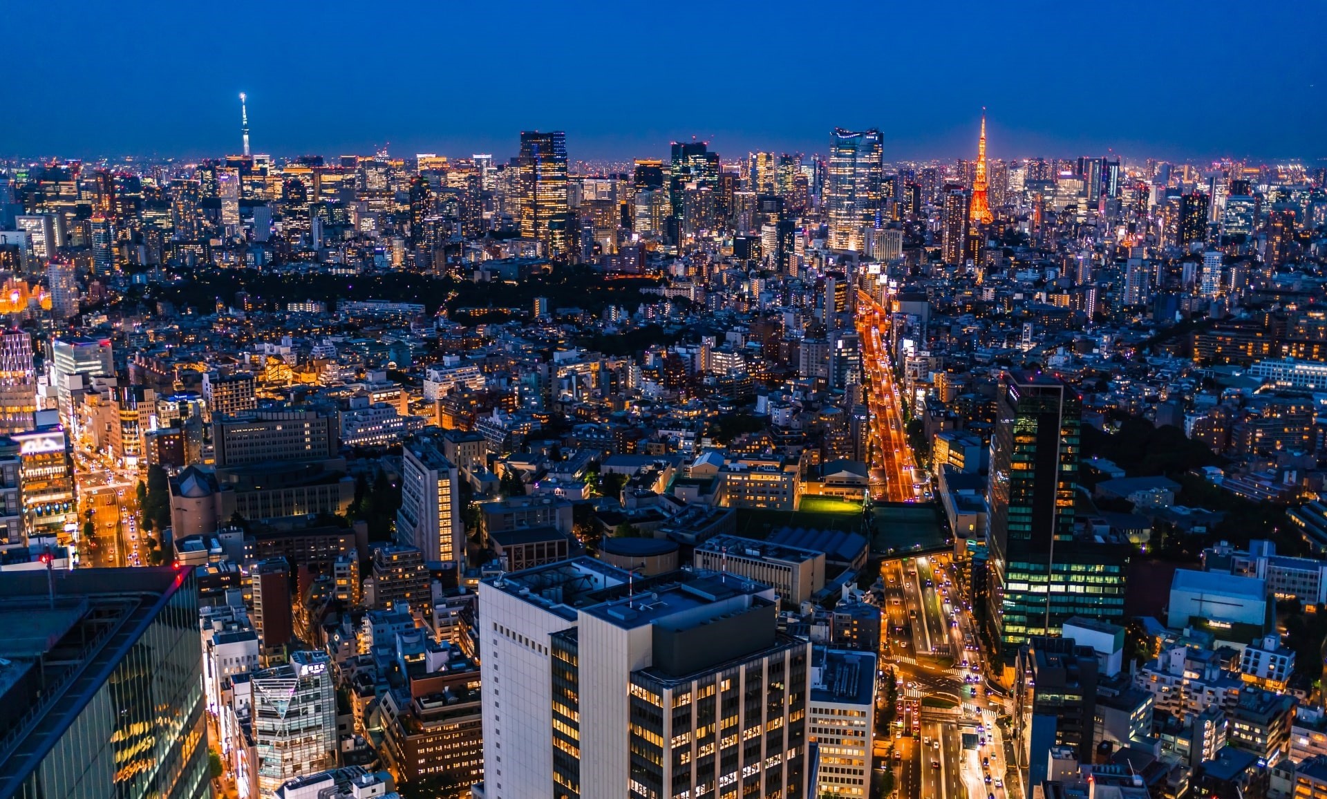 Tokyo at night