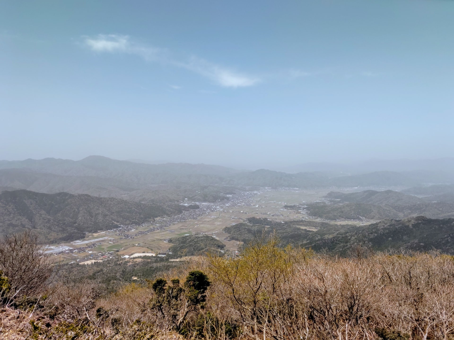 Views from Mt. Oe at Kyoto Tamba Kogen Quasi-National Park