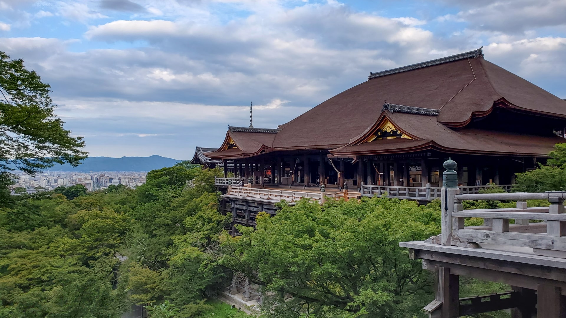 Kiyomizudera temple in Summer