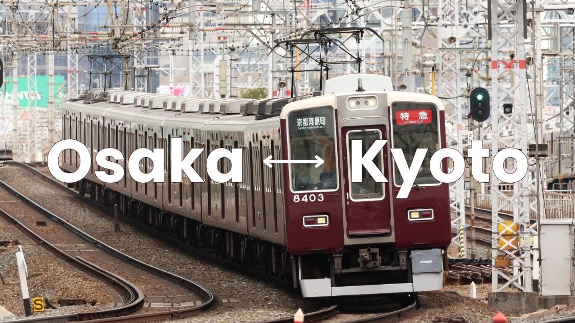 How to travel from Osaka to Kyoto