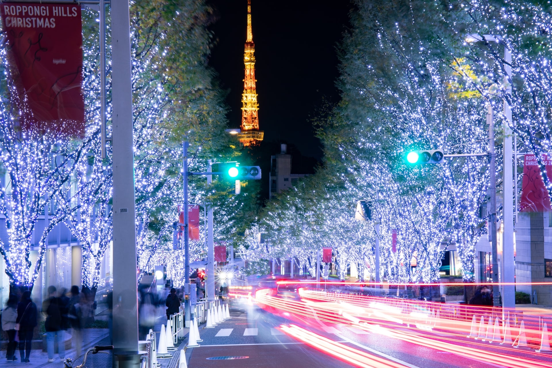 Winter illumination at Roppongi Hills, Tokyo